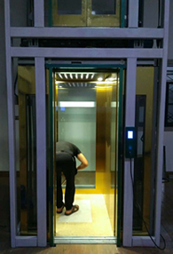 怡安家用电梯有限公司小型家用电梯工程案例1